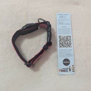 🩵3/$15 PROFAVO Airtag Black and Red Dog Collar